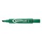 Avery MARKS A LOT Regular Desk-Style Permanent Marker, Broad Chisel Tip, Green, Dozen